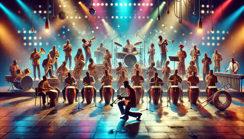 Orchestra, an image representing the origin of afrobeat